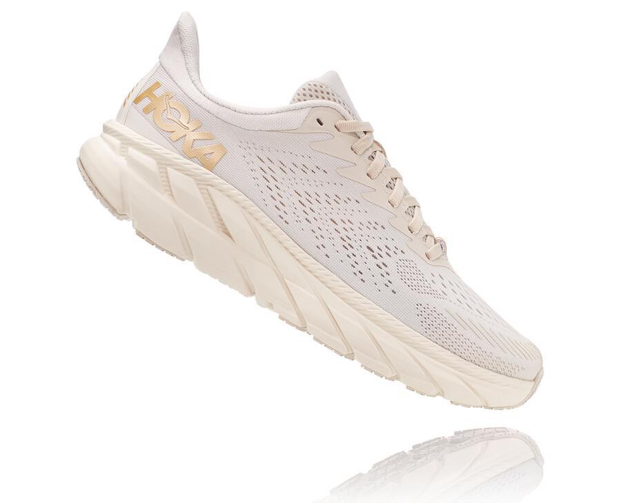 Tenis Hoka One One Feminino Branco - Clifton 7 - 125-EQNFSL